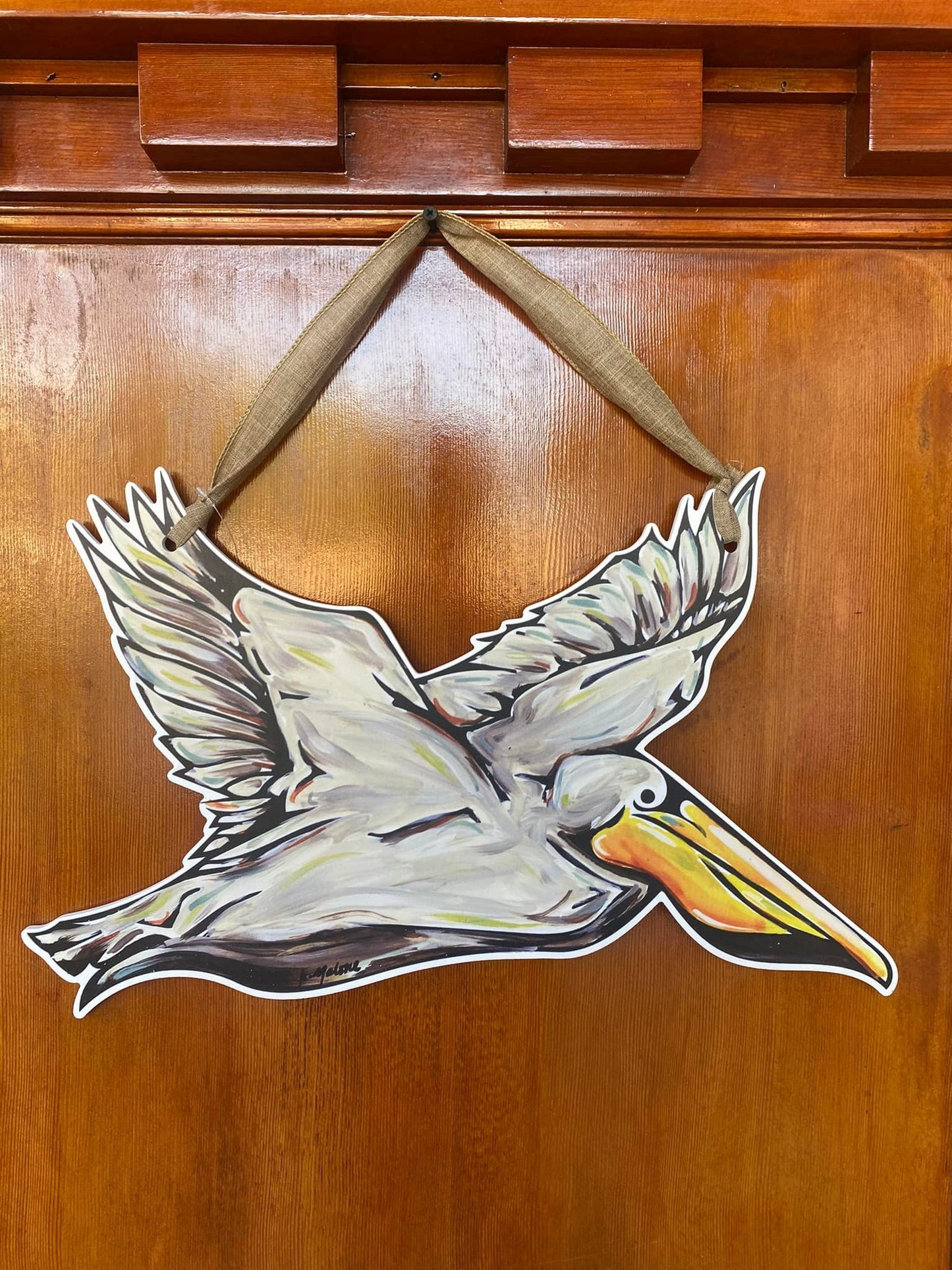 Flying Pelican Door Hanger