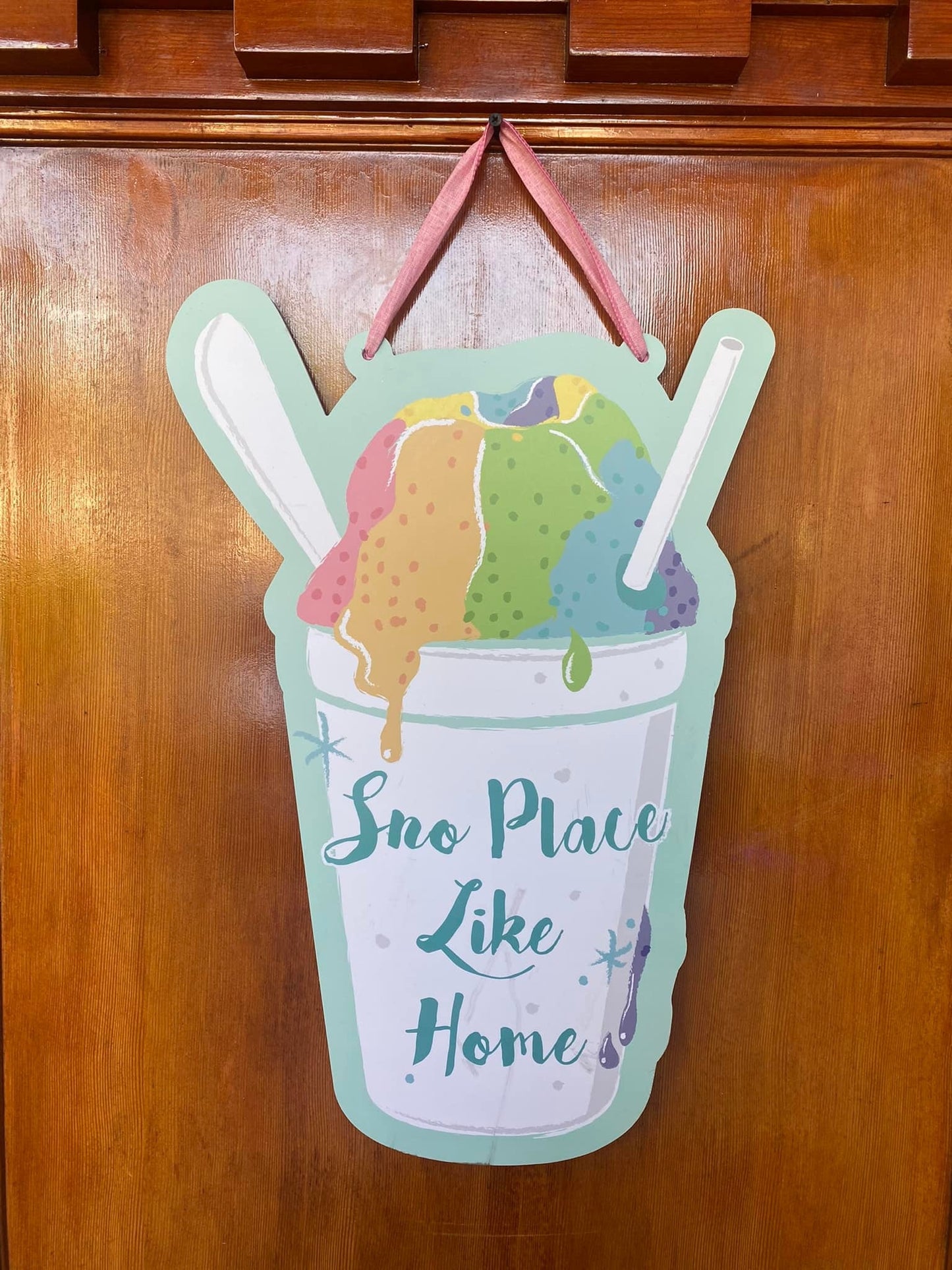 Sno Place Like Home Door Hanger