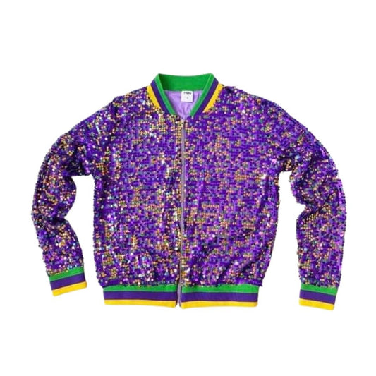 Mardi Gras Sequin Jacket