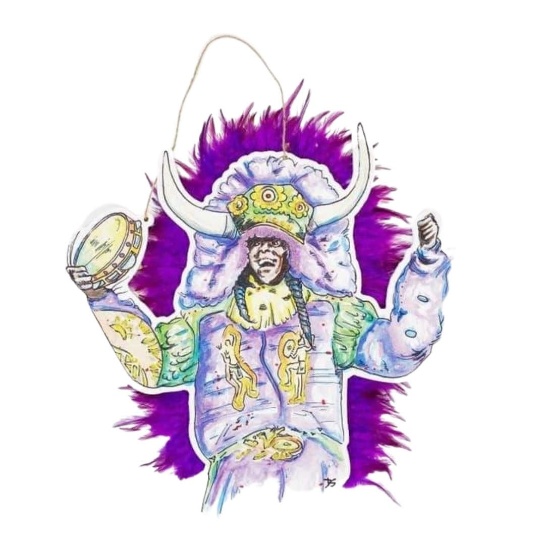 Mardi Gras Jokamo Door Hanger