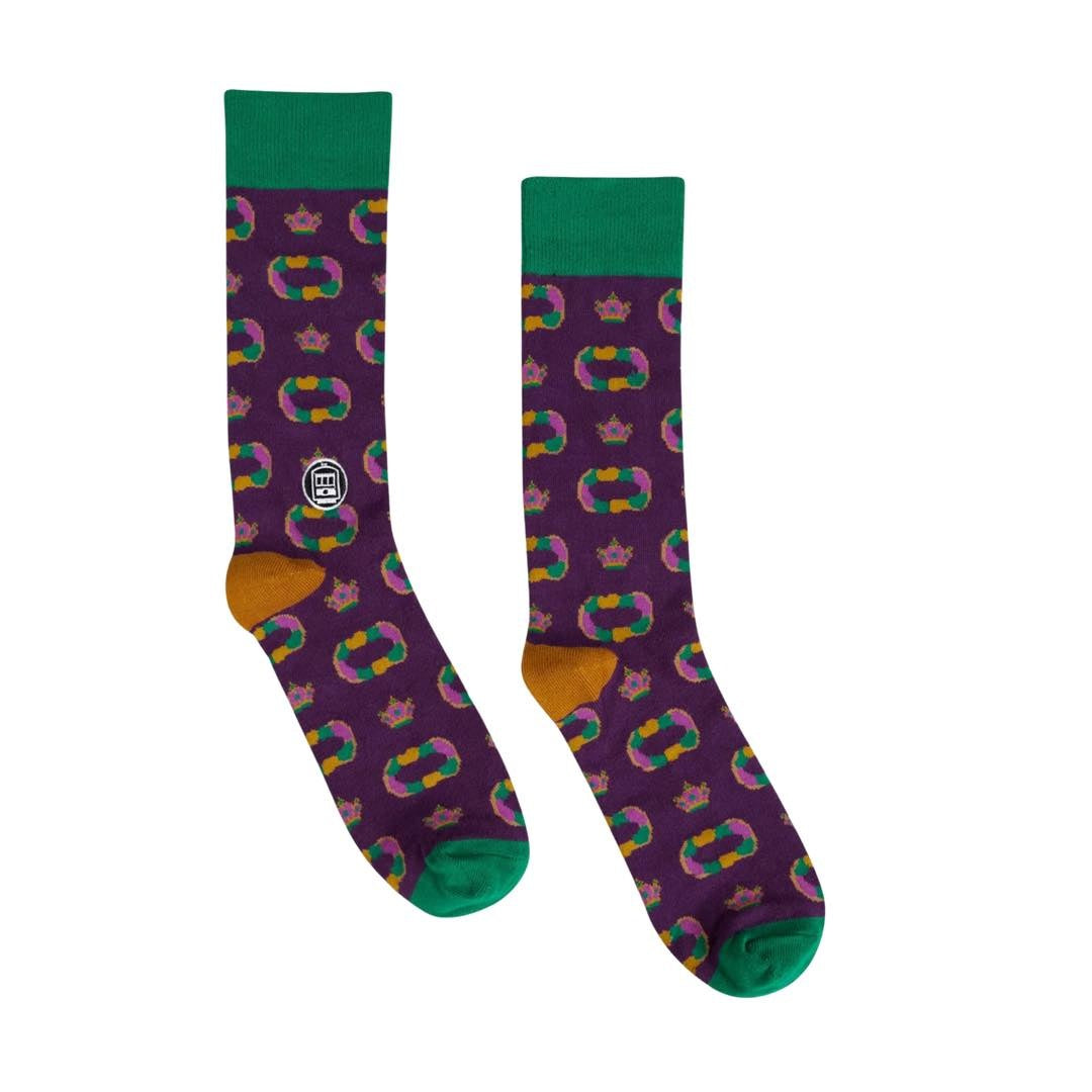 King Cake Socks