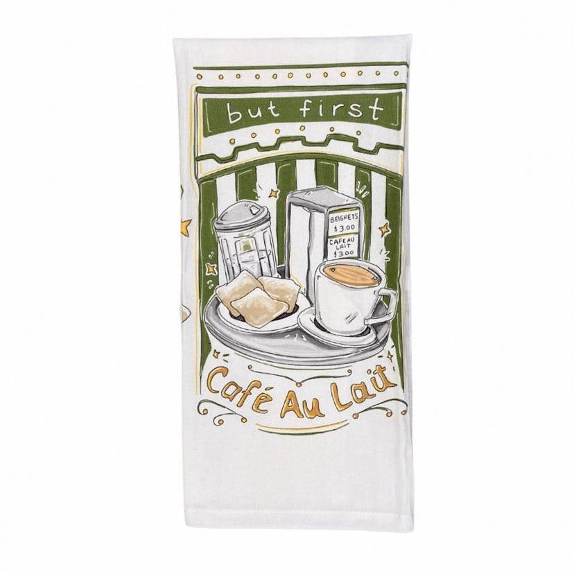 But First Café au Lait Towel