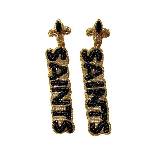 Beaded Saints Glitzy Earrings