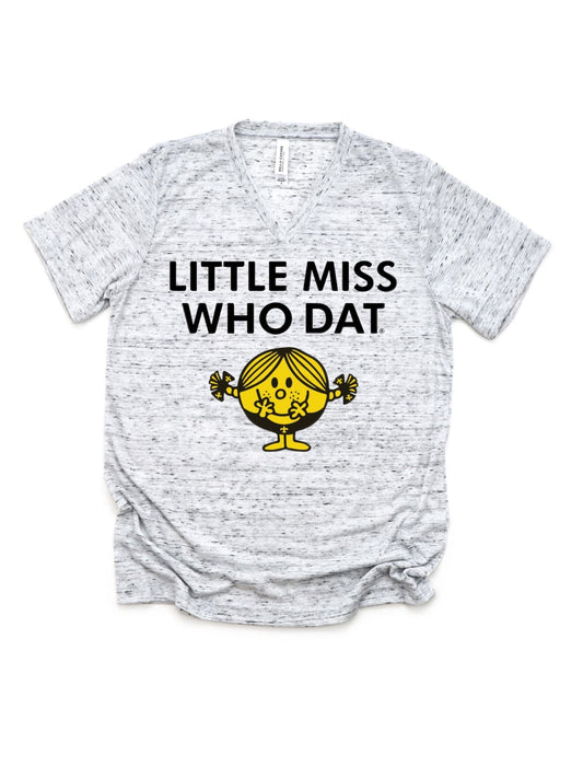 Little Miss Who Dat Tee