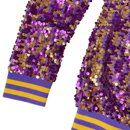 Purple & Gold Sequin Jacket