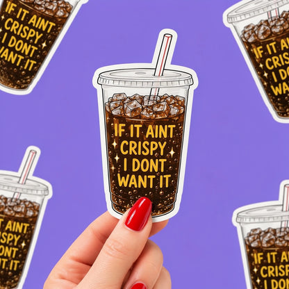 Crispy Diet Coke Sticker