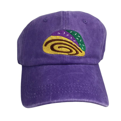 King Cake Slice Baseball Hat