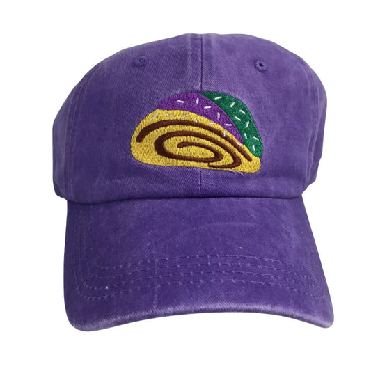 King Cake Slice Baseball Hat