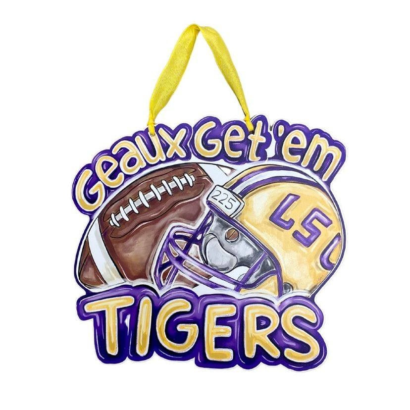 Go Get 'em Tigers Door Hanger