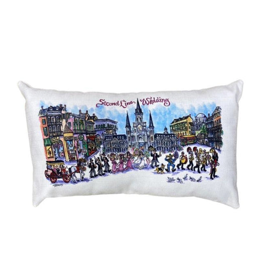 Secondline Wedding Lumbar Pillow