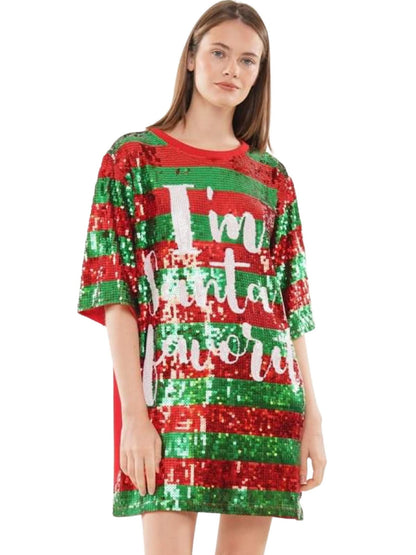 I'm Santa's Favorite Tunic Dress