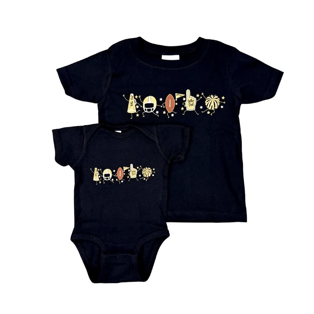 Spirit Squad Kids, Black & Gold