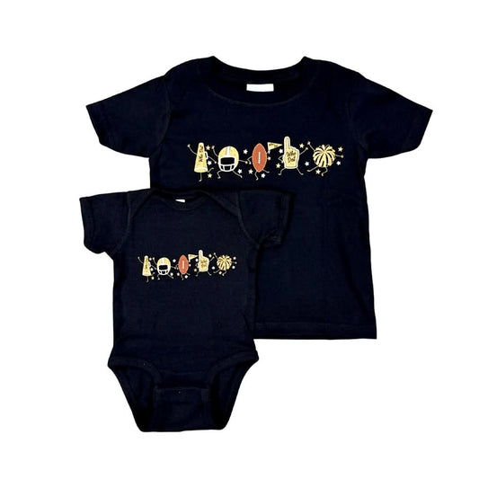Spirit Squad Kids, Black & Gold