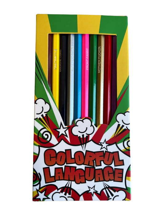 Colorful Language Pencil Set