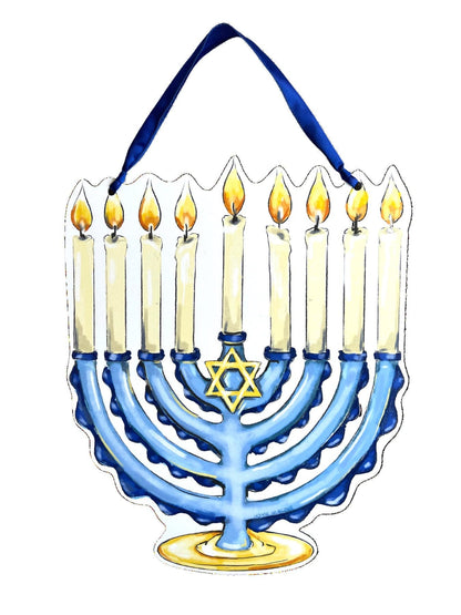 Menorah Door Hanger