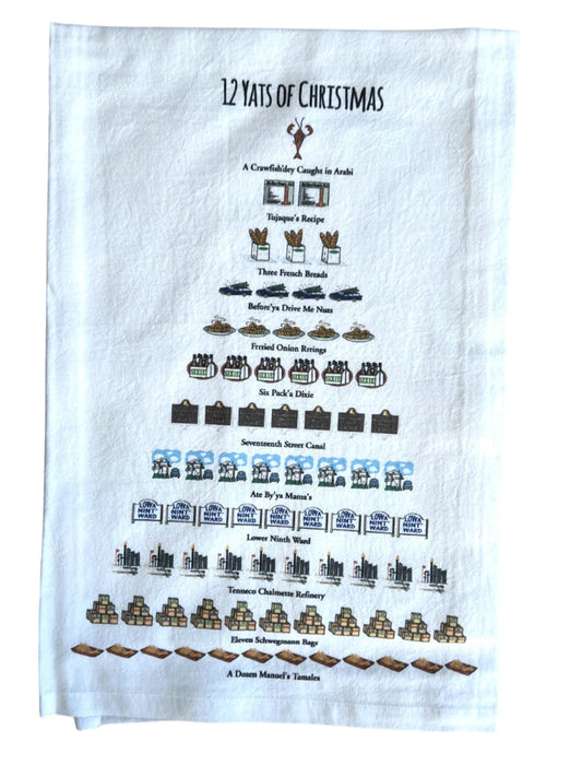 12 Yats Of Christmas Towel