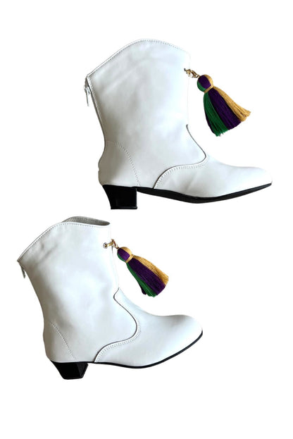 Mardi Gras Marching Boots with Tassel, Adult – Fleurty Girl