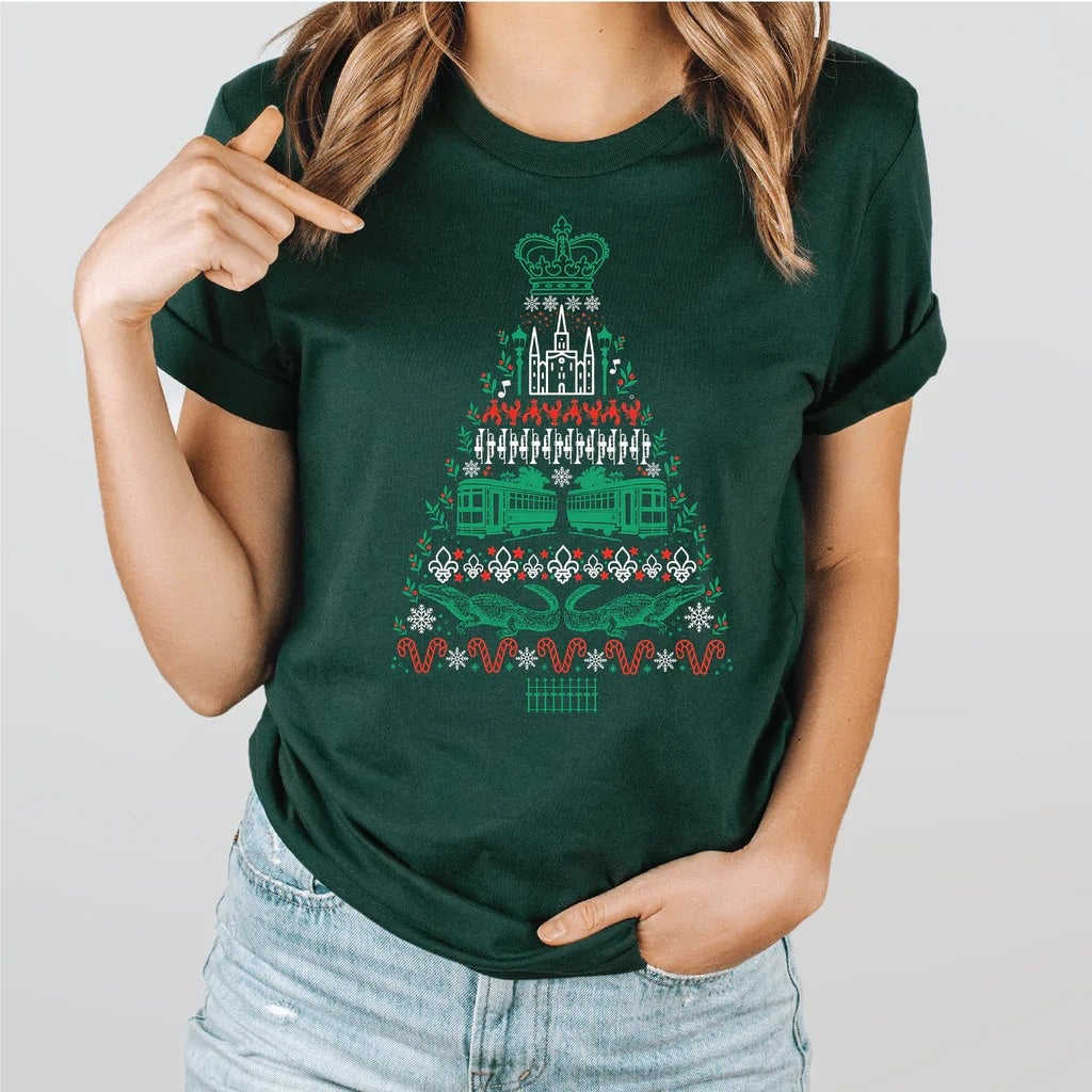 Eaux Christmas Tree Tee