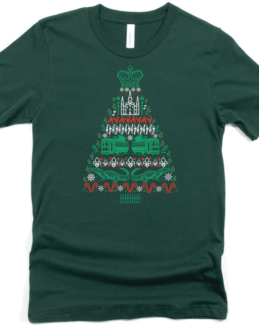 Eaux Christmas Tree Tee