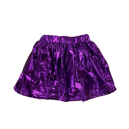 Metallic Skort, Purple