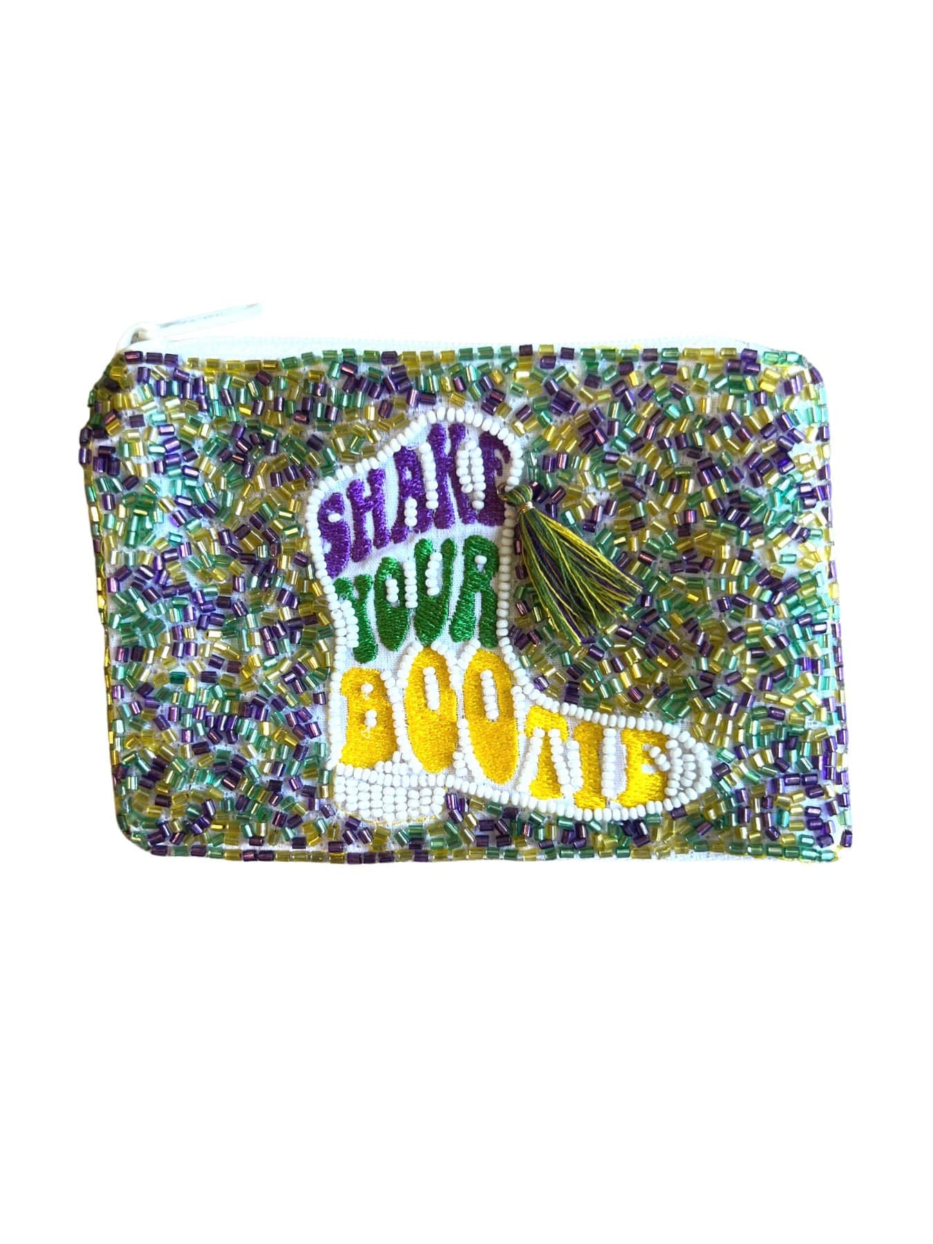 Shake Your Bootie Beaded Pouch