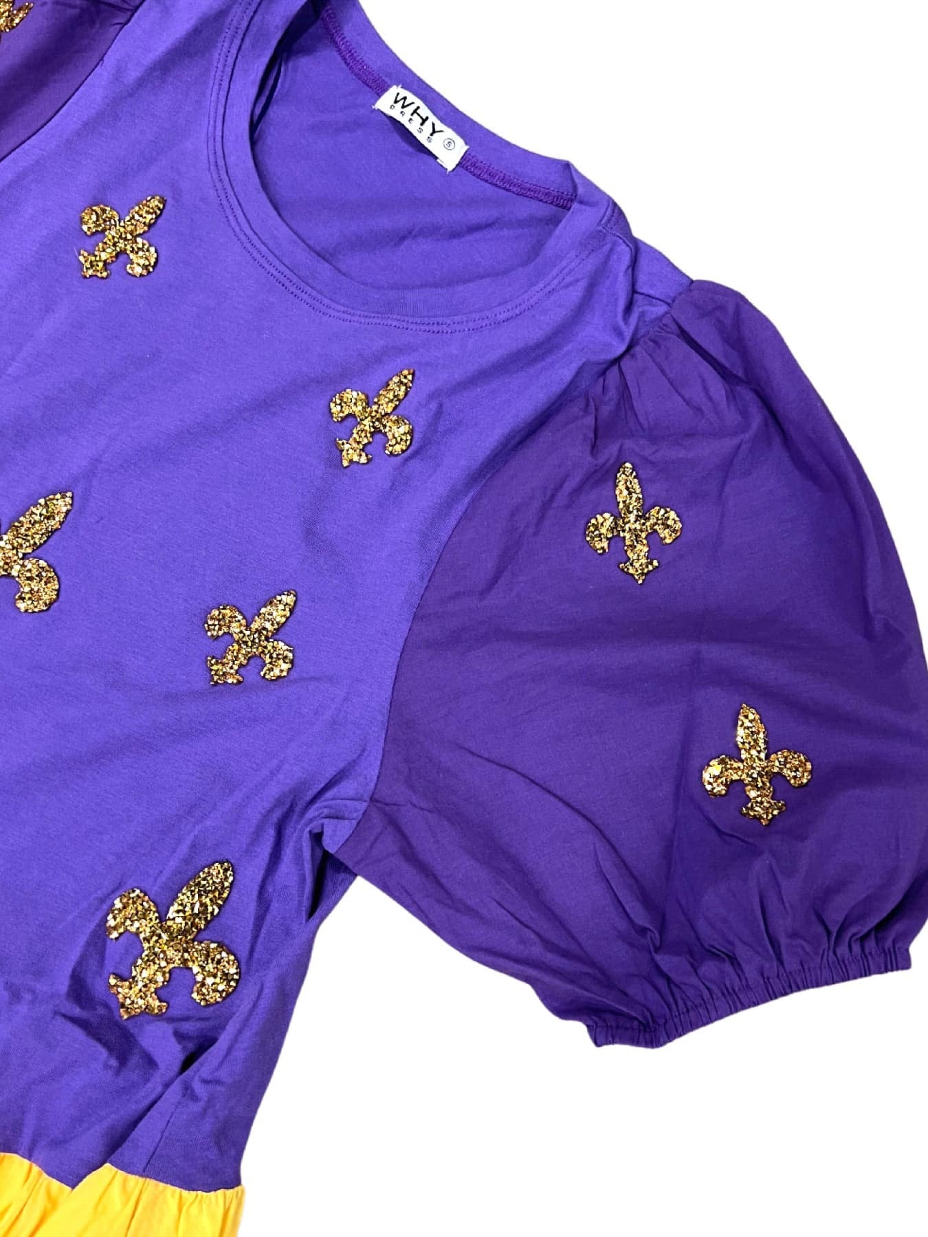 Mardi Gras Fleur de Lis Dress