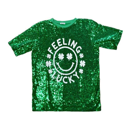 Feeling Lucky Sequin Tunic