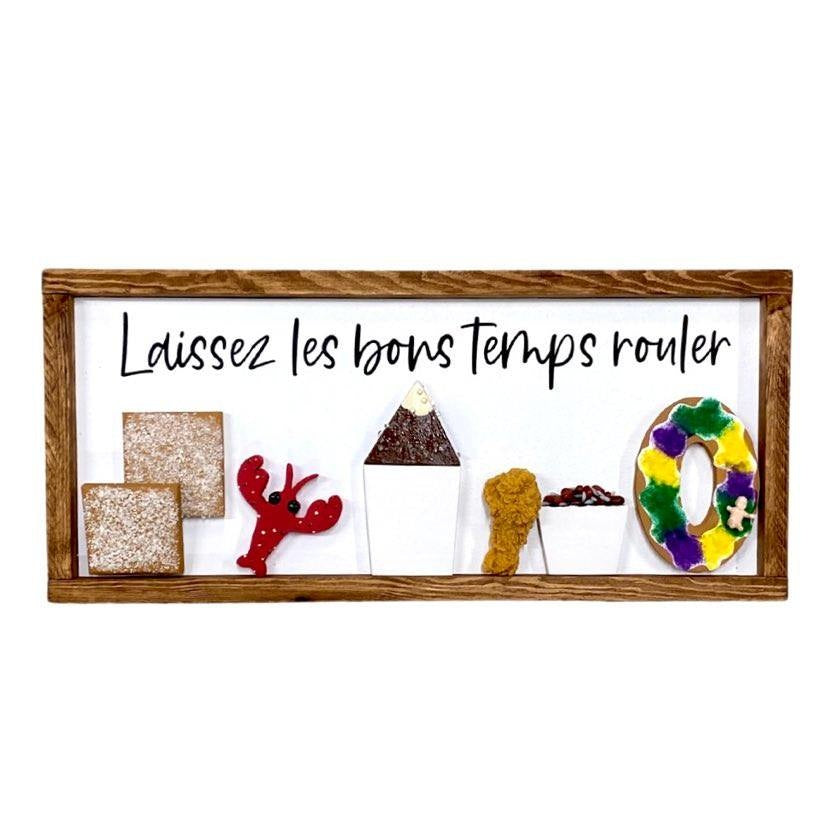 3D Bons Temps Rouler Wall Art