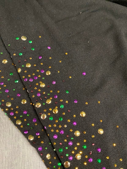 Mardi Gras Studded Leggings