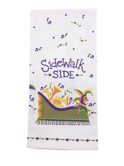 Choose Your Side Mardi Gras Towel