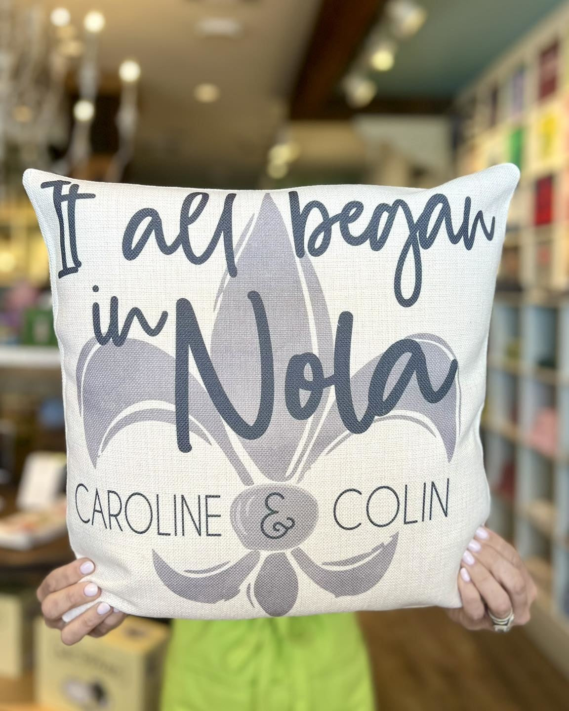 Custom It all Began in NOLA Pillow