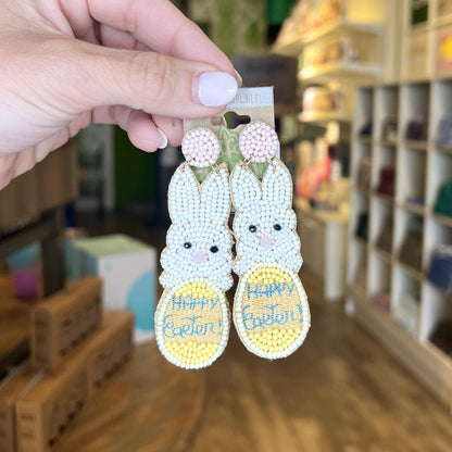 Happy Easter Bunny Earrings