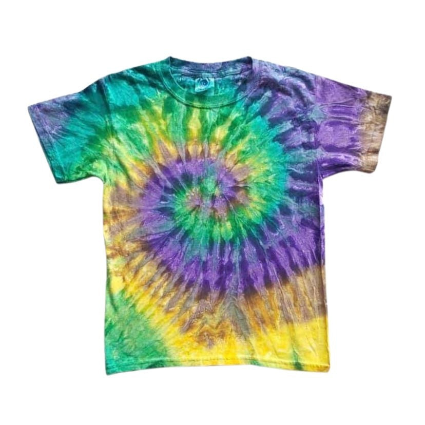 Mardi Gras Tie Dye Tee, Kids