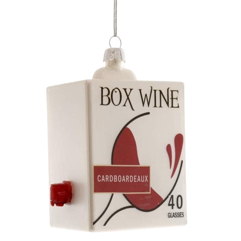 Boxed Wine Ornament