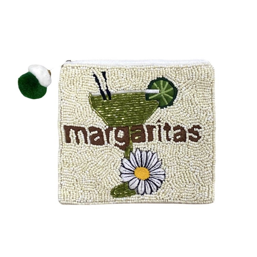 Margaritas Beaded Pouch