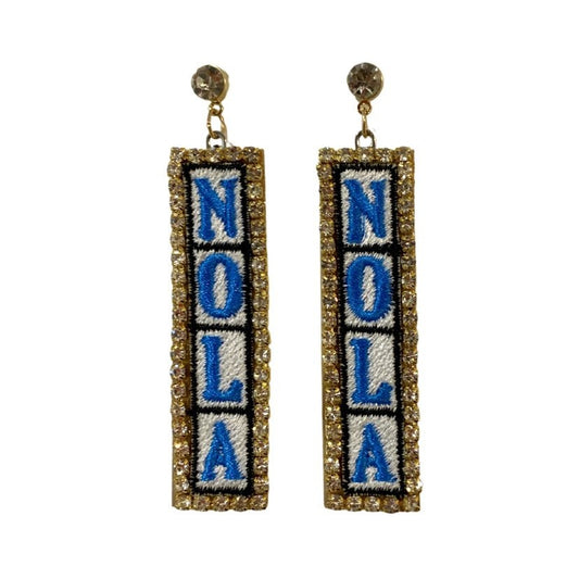 NOLA Tile Dangle Earrings