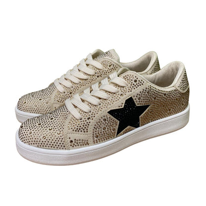 Black Star Gold Shoes