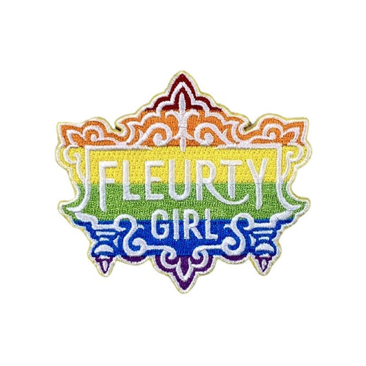 Fleurty Pride Logo Iron on Patch