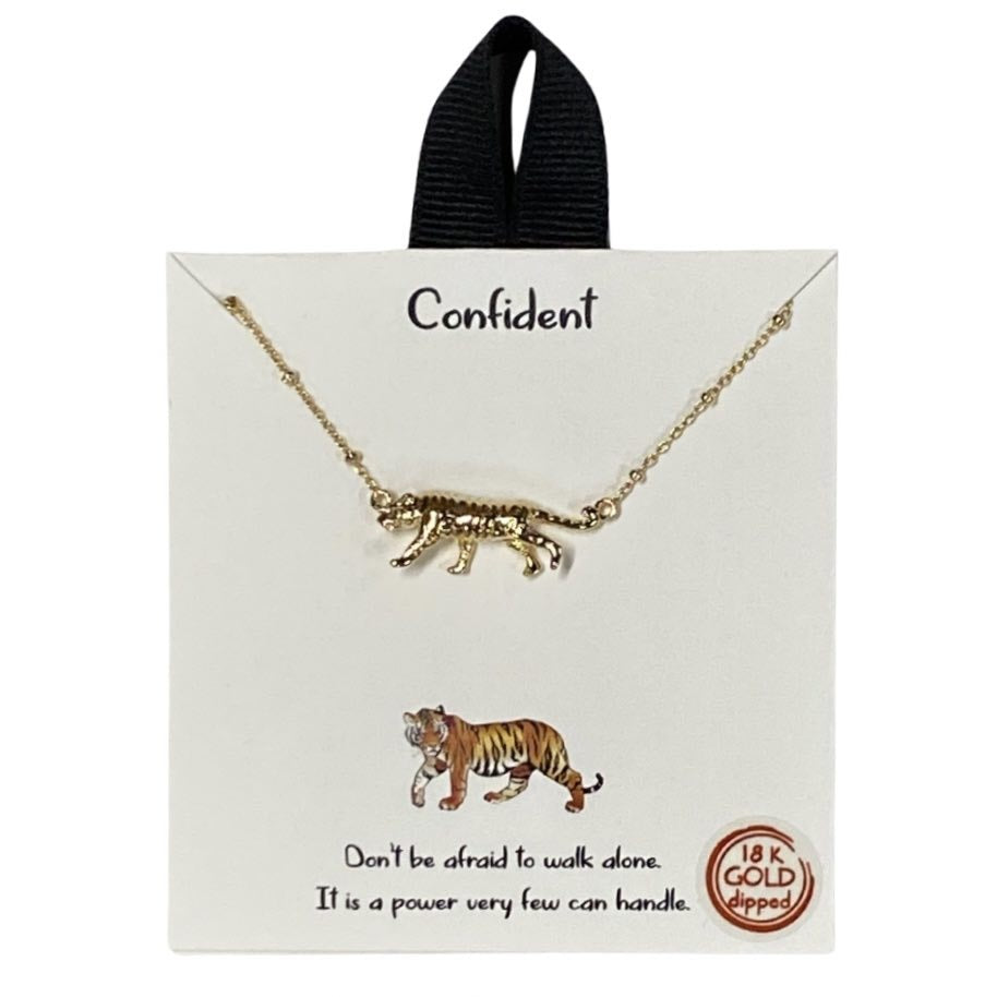 Tiger Necklace, Gold