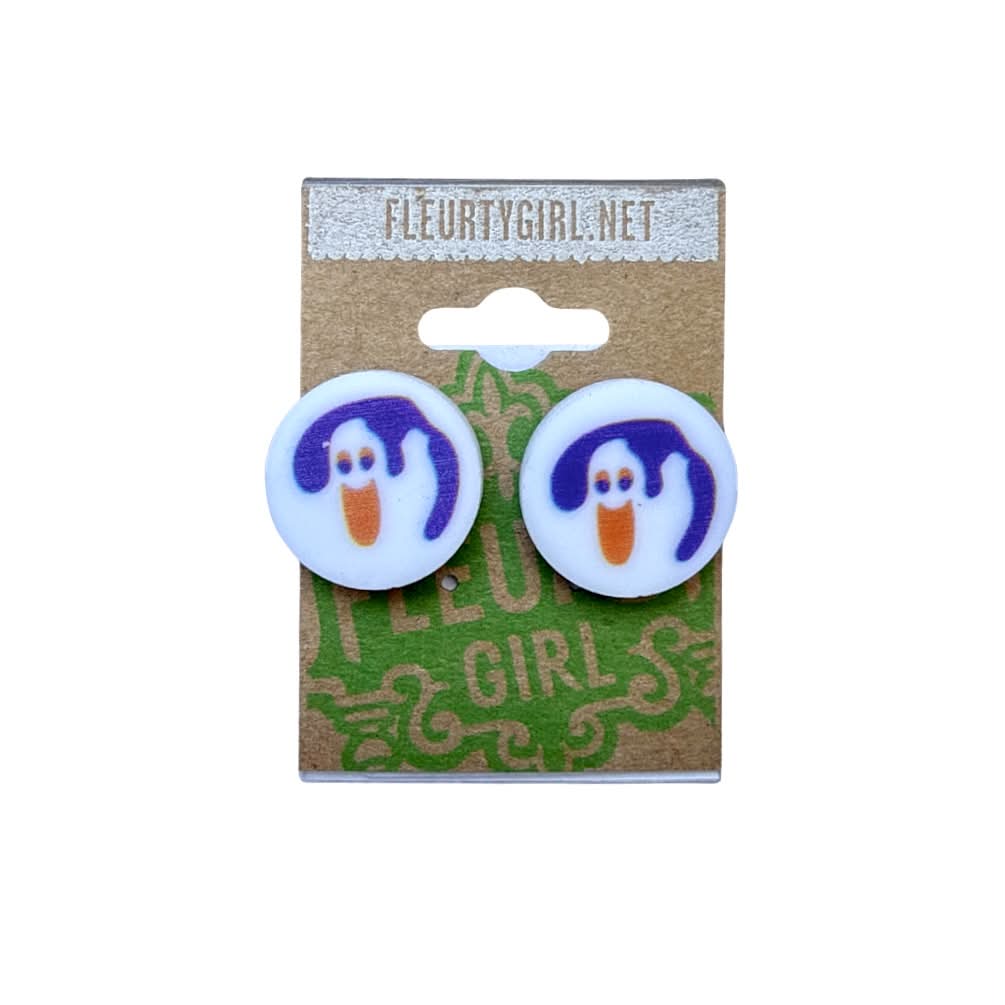 Halloween Sugar Cookie Stud Earrings
