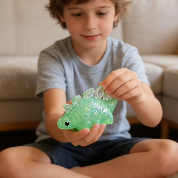 Glitter Dinosaur Squishy
