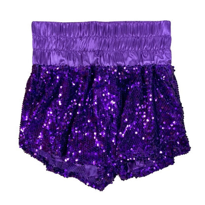 Sequin Skort, Purple