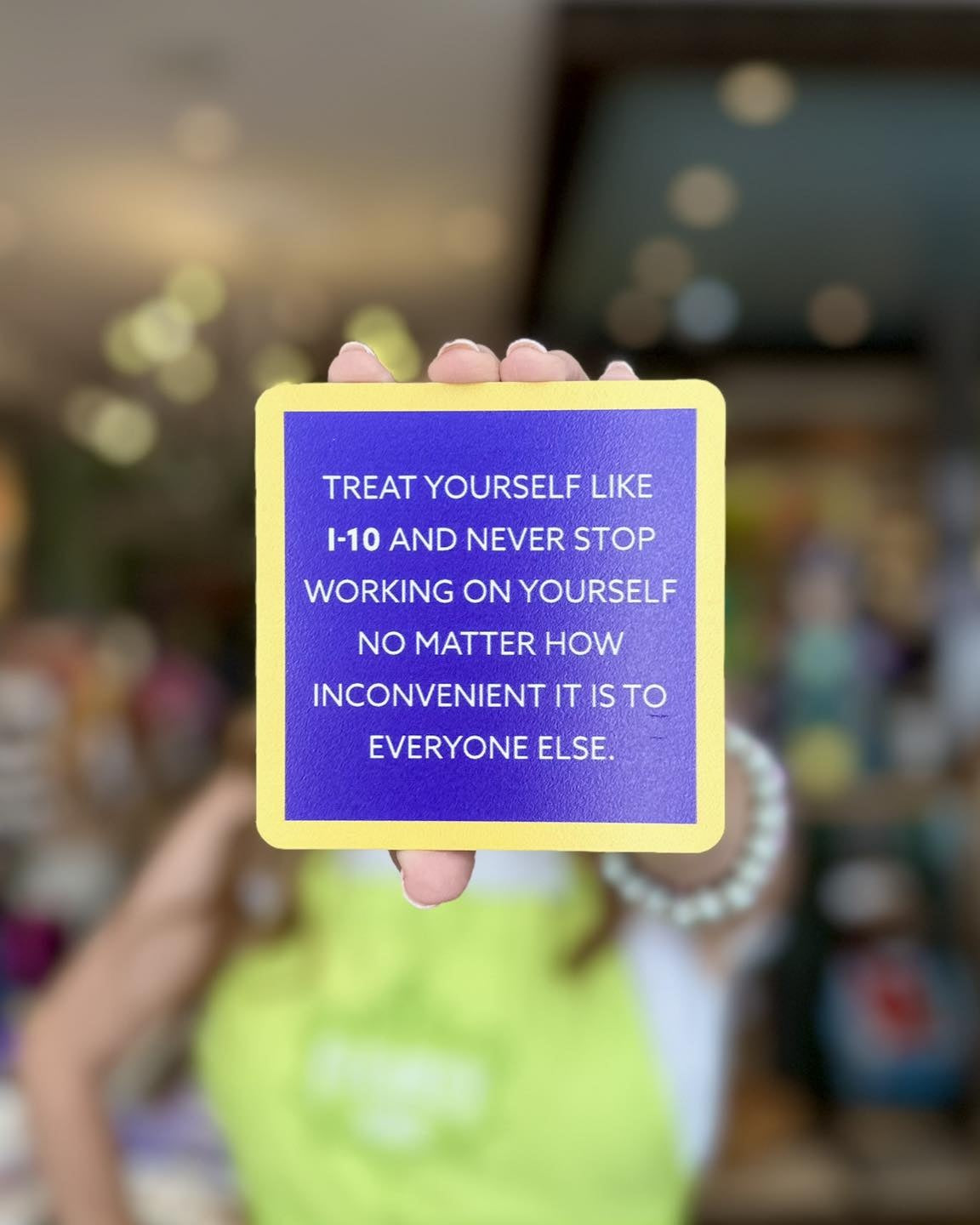 Treat Yourself Coaster