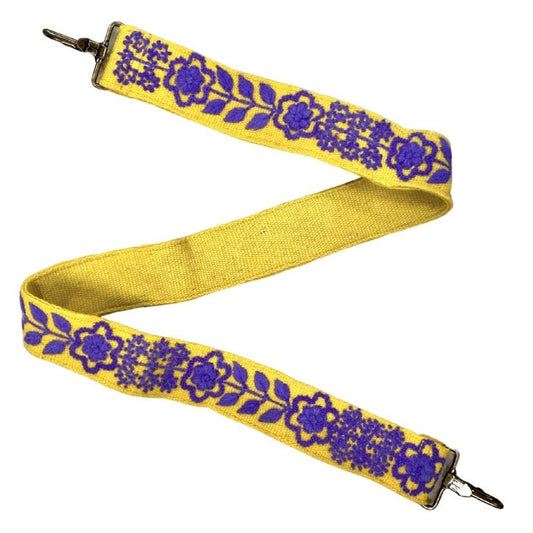 Purple and Gold Arden Purse Strap