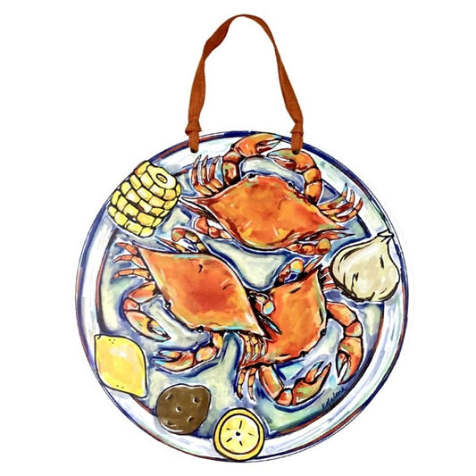 Crab Boil Door Hanger