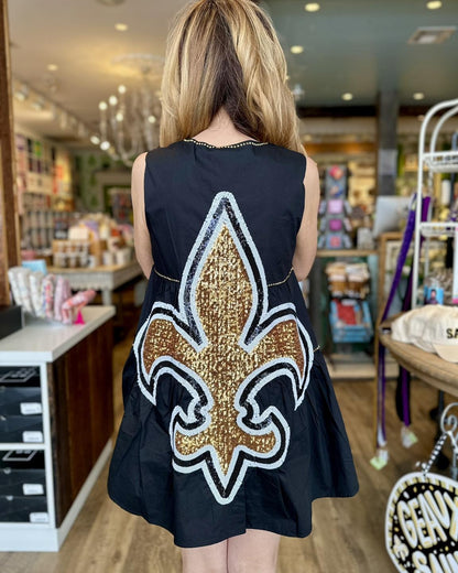 Fleur de Lis Back Dress