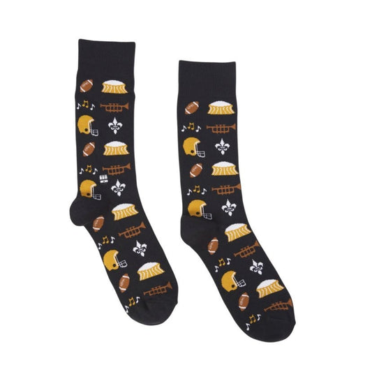 N.O. Football Socks