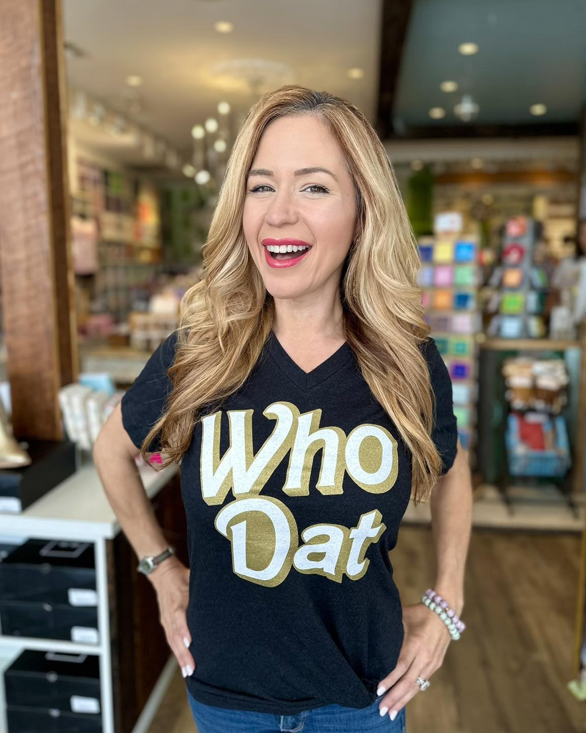 Who Dat Doll Font Tee