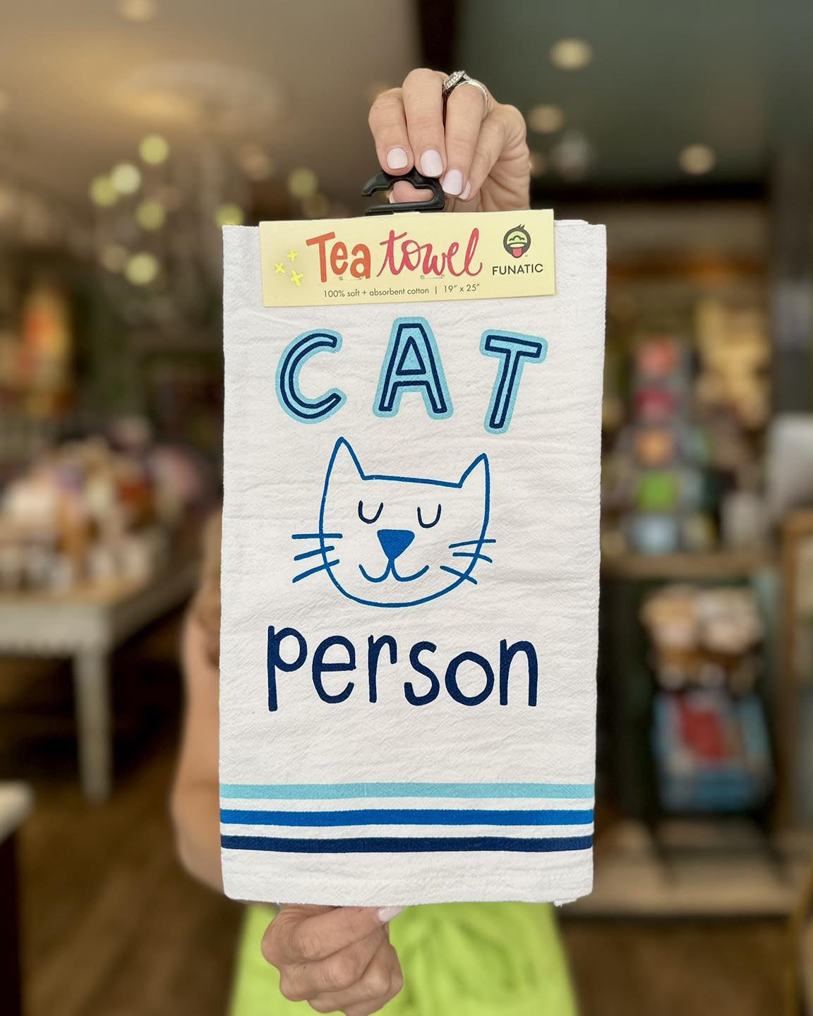 Cat Person Towel