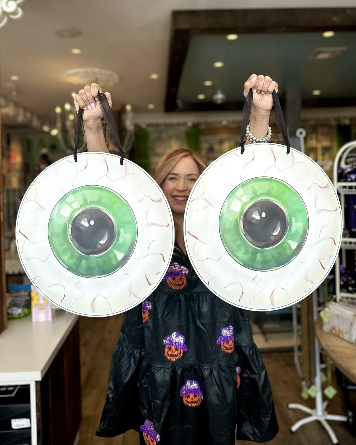 Spooky Eyeball Door Hanger